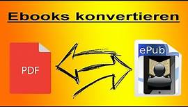 Ebooks von PDF in EPUP, AZW, MOBI konvertieren und am Reader lesen | Calibre tutorial