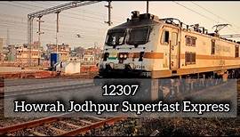 12307 Howrah Jodhpur Superfast Express, Arrival at Sasaram Junction