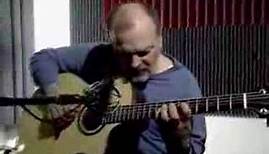 Pat Karwan plays a guitar by Luthier John Kingslight