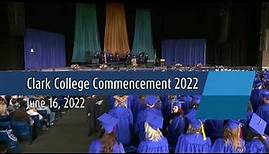 CVTV footage of Clark College Commencement 2022