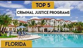 Online criminal justice degree florida |Criminal justice programs florida