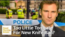 Policing Minister Chris Philp Addresses New ‘Zombie Knife’ Ban | Good Morning Britain