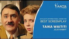 Taika Waititi wins Best Screenplay for JOJO RABBIT | 9th AACTA International Awards