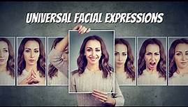 Universal Facial Expressions - Paul Ekman
