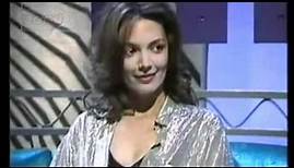 Joanne Whalley-Kilmer Awkward Interiew - Terry Christian | 1990, The Word