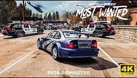 Need For Speed MOST WANTED 2024 REMASTER || Final Pursuit New Heat Levels