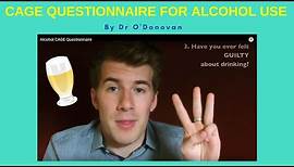 Alcohol CAGE Questionnaire