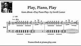 Erroll Garner - Play, Piano, Play / Album: Play, Piano, Play (transcription)