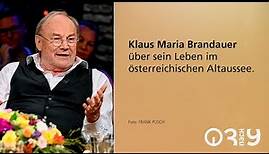 Klaus Maria Brandauer u.a. über sein Leben in Altaussee // 3nach9