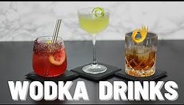 Lust auf Cocktails mit Wodka? JA!? 3 einfache Vodka Cocktails selber machen