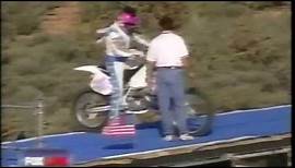 Robbie Knievel Jumps The Grand Canyon