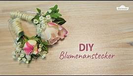 Blumen-Anstecker selber machen 💐 Perfekte Ansteckblume für die Hochzeit 👰🤵 DIY-Anleitung