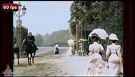 A Walk in the Park - c.1900 | Bois de Boulogne Paris - AI Enhanced [4k 60 fps]