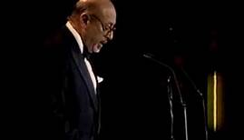 Ahmet Ertegun accepts award Rock and Roll Hall of Fame inductions 1987