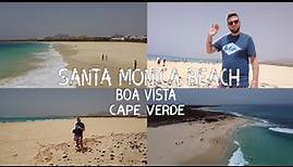 Santa Monica Beach in Boa Vista, Cape Verde.