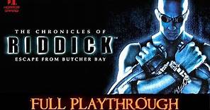 The Chronicles of Riddick : Escape from Butcher Bay | Full Playthrough | Walkthrough No Commentary