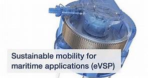 Electric Voith Schneider Propeller (eVSP) - Sustainable mobility for maritime applications