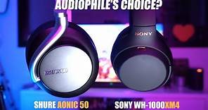 Shure AONIC 50 vs Sony WH-1000XM4 REVIEW | Audiophile’s Choice? 🔥