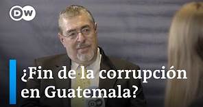 En entrevista exclusiva el nuevo presidente de Guatemala explica cómo luchará contra la corrupción