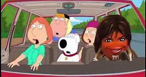 Lisa Rinna M&M crashes Family Guy car