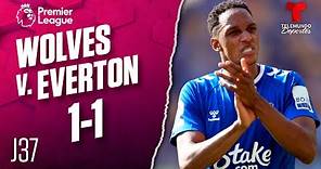 Highlights & Goals | Wolverhampton v. Everton 1-1 | Premier League | Telemundo Deportes