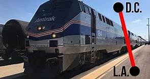 ACROSS THE COUNTRY BY AMTRAK! DC-LA!