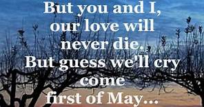 FIRST OF MAY (Lyrics) - THE BEE GEES