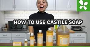 How To Use Dr Bronner's Castile Soap
