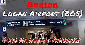 Boston Logan International Airport (BOS) –Helpful Guide for Arriving Passengers | Boston Travel Ep#1