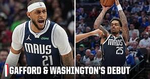 HIGHLIGHTS from Daniel Gafford & P.J. Washington's Mavericks debuts | NBA on ESPN