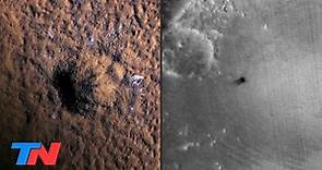 Un enorme impacto de meteorito en Marte es escuchado en vivo por la NASA