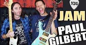 INCREÍBLE! Guitar Jam con PAUL GILBERT 2017!