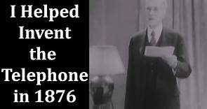 Thomas Watson Explains the 1876 Invention of the Telephone - Enhanced Video & Audio