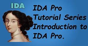 Reverse Engineering Tutorial with IDA Pro – An Introduction to IDA Pro.
