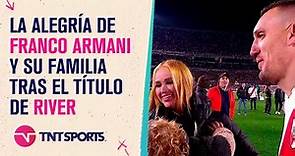 La alegría de Franco #Armani y su famila tras el título de #River en la #LPFxTNTSports