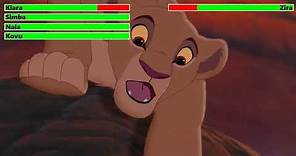 The Lion King 2: Simba's Pride (1998) Final Battle with healthbars