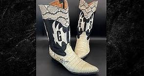 Gene Simmons Personally Owned & Worn "GS DEMON" Cowboy Boots!