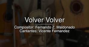 Volver Volver - Vicente Fernandez - Puro Mariachi Karaoke