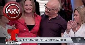 Murió la madre de la Dra. Ana María Polo | Al Rojo Vivo | Telemundo