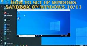How To Set Up Windows Sandbox On Windows 10/11