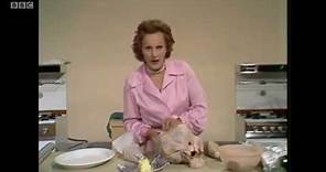 Fanny Cradock Cooks for Christmas Part 1 - Your Christmas Bird 1975