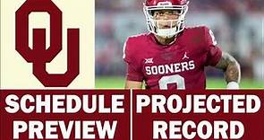 Oklahoma Football 2023 Schedule Preview & Record Projection