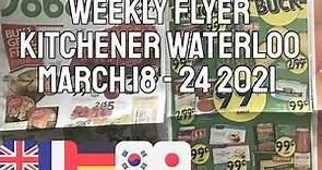 Item review - weekly flyer of grocery stores in Kitchener Waterloo Ontario Canada