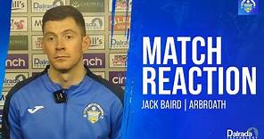 Jack Baird | Post Match | Arbroath