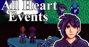 Sebastian All Heart Events! - Stardew Valley 1.5