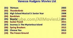 Vanessa Hudgens Movies List
