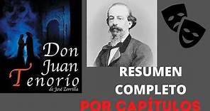 Resumen completo: Don Juan Tenorio de José Zorrilla (Resumen por partes)