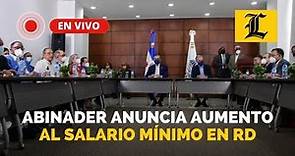 #ENVIVO: Abinader anuncia aumento al salario mínimo en República Dominicana