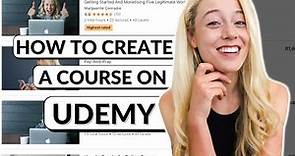 Udemy Tutorial | How to create an online course for e-learning (2023)