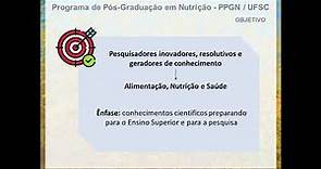 Programa de Pós-graduação em Nutrição da Universidade Federal de Santa Catarina